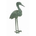 Achla Designs Achla HSB-01 Stately Heron Statue - Blue-Grey Cast Aluminum - Verdigris HSB-01